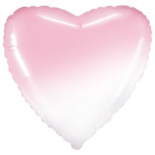Flexmetal Folienballon Herz Rosa-Farbverlauf  ø45cm-1St