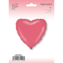 Flexmetal Folienballon Herz Rot-Himbeer  ø45cm-1St