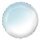 Flexmetal Folienballon Blau-Hellblau Farbverlauf ø45cm-1St