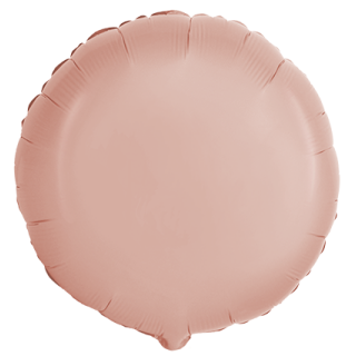 Flexmetal Folienballon Orange-Pfirsich ø45cm-1St