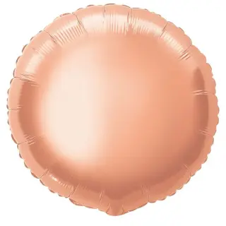Flexmetal Folienballon Orange-Pfirsich ø45cm-1St