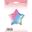 Flexmetal Folienballon Stern Regenbogen ø45cm-1St