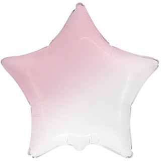 Flexmetal Folienballon Stern Rosa Farbverlauf ø45cm-1St