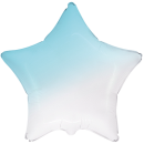 Flexmetal Folienballon Stern Blau Farbverlauf...