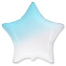 Flexmetal Folienballon Stern Blau Farbverlauf...