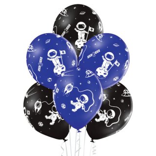Belbal Premium Luftballon Astronaut  ø30cm-6St