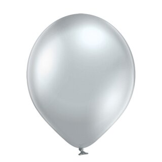 Belbal Premium Luftballon Silber ø43cm Glossy-25St