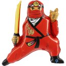 Grabo Folienballon Ninja Rot 99cm unverpackt-1St