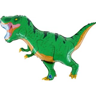 Grabo Folienballon T-Rex Grün 102cm unverpackt-1St