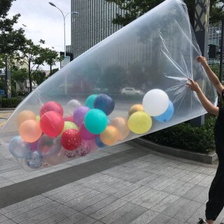 PE Beutel 180cm x 90cm für Transport oder Aufbewahrung von Luftballons