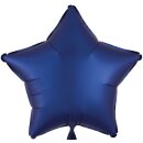 Globos Folienballon Stern Blau-Dunkelblau ø45cm...