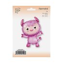 Flexmetal Folienballon Monster Baby Rosa 87cm-1St
