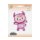 Flexmetal Folienballon Monster Baby Rosa 87cm-1St