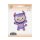 Flexmetal Folienballon Monster Baby Violett 87cm-1St