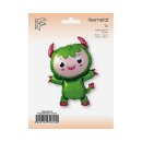 Flexmetal Folienballon Monster Baby Grün sa 87cm-1St