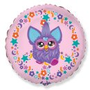Flexmetal Folienballon Furby  ø45cm unverpackt-1St