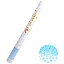 Partydeco Konfettikanone Runde Blau 60cm-1St