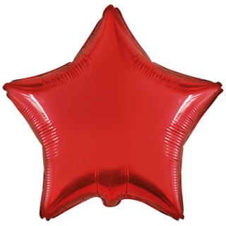Flexmetal Folienballon Stern Rot ø45cm-1St
