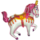 Flexmetal Folienballon Zirkuspferd Rosa 106cm-1St