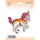 Flexmetal Folienballon Zirkuspferd Rosa 106cm-1St