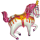 Flexmetal Folienballon Zirkuspferd Rosa 106cm-1St