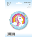 Flexmetal Folienballon Einhorn ø45cm-1St