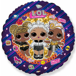 Flexmetal Folienballon LOL 1993  ø45cm-1St