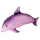 Flexmetal Folienballon Delfin Rosa Punkte 95cm-1St