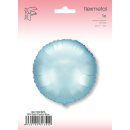 Flexmetal Folienballon Blau-Hellblau Satin ø45cm-1St