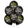 Belbal Premium Luftballon Happy Birthday to you Schwarz  ø30cm-6St