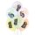 Belbal Premium Luftballon Happy Birthday Haustiere  ø30cm-6St