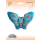 Flexmetal Folienballon Schmetterling Blau 60cm-1St