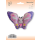 Flexmetal Folienballon Schmetterling Rosa 60cm-1St