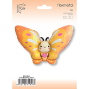 Flexmetal Folienballon Schmetterling Gelb 60cm-1St