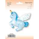 Flexmetal Folienballon Einhorn Blau 108cm-1St