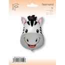 Flexmetal Folienballon Zebrakopf 68cm-1St