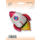 Flexmetal Folienballon Rakete Rot 76cm-1St