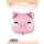 Flexmetal Folienballon Schweinekopf 60cm-1St