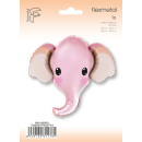 Flexmetal Folienballon Elefantenkopf Rosa 99cm-1St