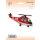 Flexmetal Folienballon Rettungshubschrauber Rot 96cm-1St
