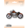 Flexmetal Folienballon Motorrad Grau 115cm-1St