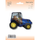 Flexmetal Folienballon Traktor Blau 94cm-1St