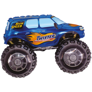 Flexmetal Folienballon Monstertruck Blau 96cm-1St