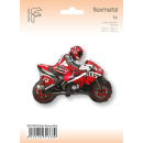 Flexmetal Folienballon Motorrad Rot 84cm-1St