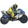 Flexmetal Folienballon Motorrad Blau 84cm-1St