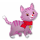 Flexmetal Folienballon Katze Rosa 93cm-1St