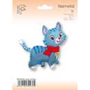 Flexmetal Folienballon Katze Blau 93cm-1St