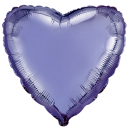 Flexmetal Folienballon Herz Violett  ø45cm-1St