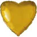 Flexmetal Folienballon Herz Gold  ø45cm-1St