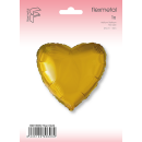 Flexmetal Folienballon Herz Gold  ø45cm-1St
